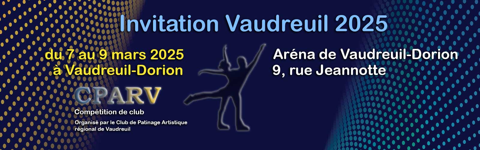 Invitation Vaudreuil 2025 Patinage SudOuest